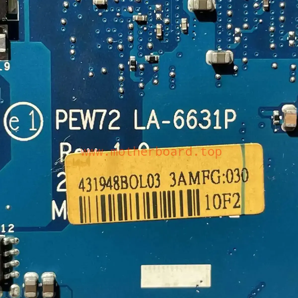PEW72 LA-6631P For Acer 5336 5736 5736Z Series MBR4G02001 Mainboard GL40 DDR3 4