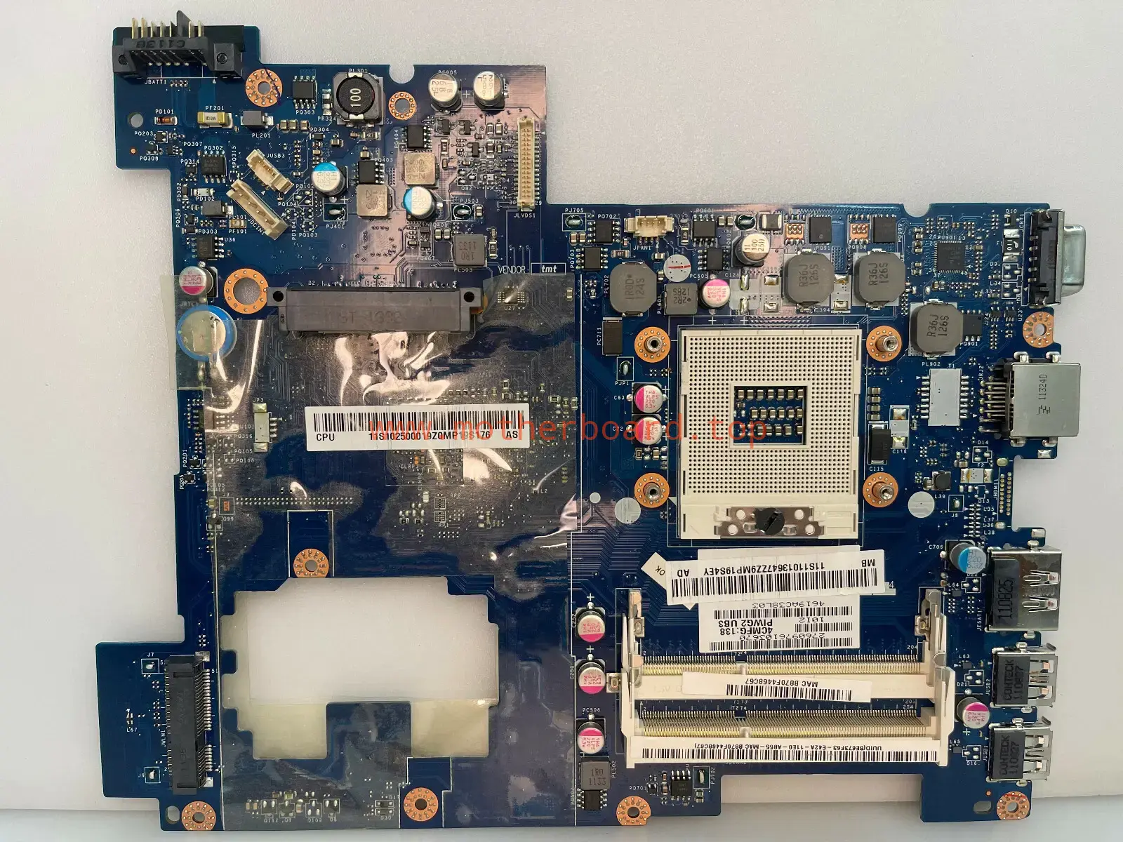 Lenovo G570 NOTEBOOK PIWG2 LA-6753P Motherboard HM65 PGA989 DDR3 HD6370 512M