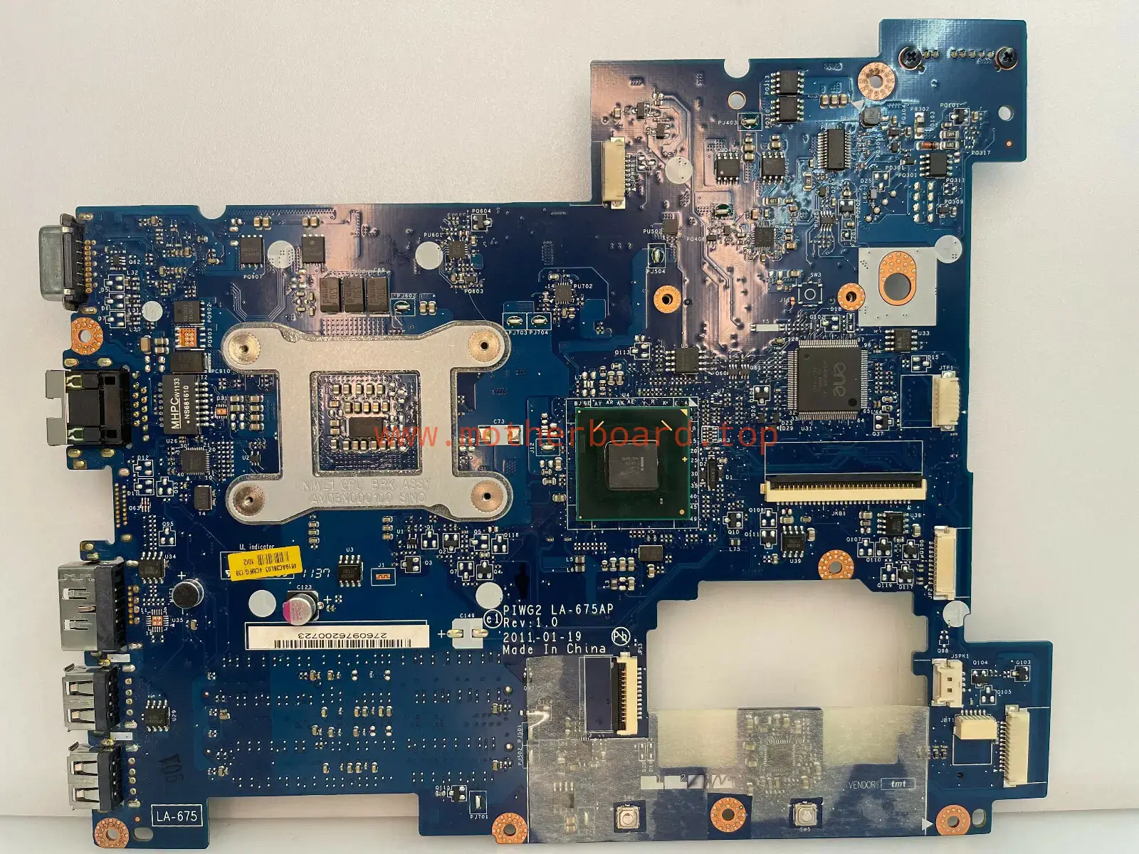 Lenovo G570 NOTEBOOK PIWG2 LA-6753P Motherboard HM65 PGA989 DDR3 HD6370 512M 2