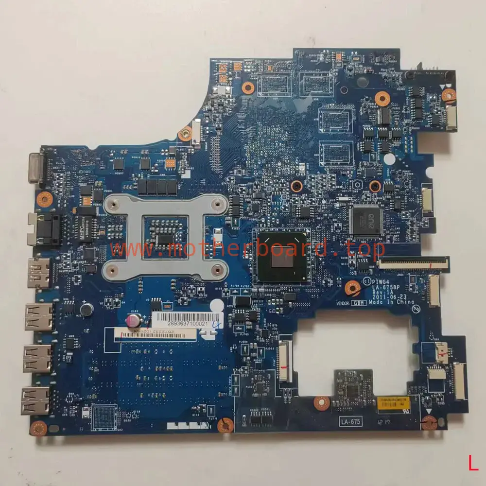 For Lenovo IdeaPad G770 Y770 Laptop Motherboard HM65 LA-6758P 4