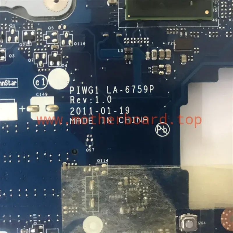 Laptop Motherboard For Lenovo Ideapad G470 PIWG1 LA-6759P HM65 DDR3 tested okay 3