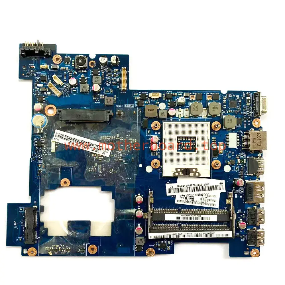 Motherboard For Lenovo G570 PIWG2 LA-675AP HM65 UMA DDR3 REV: 1.0 DDR3 Free CPU