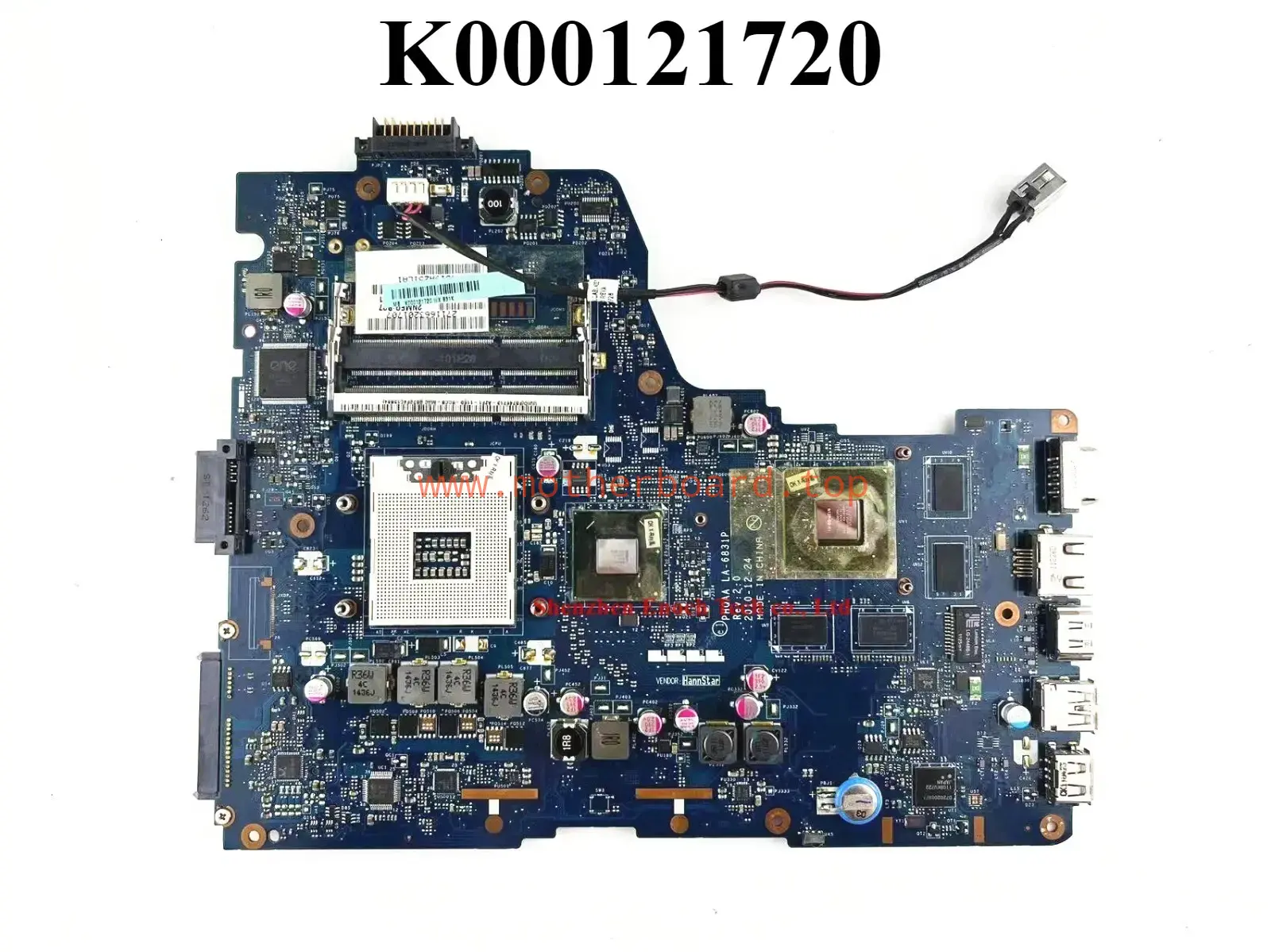 LA-6831P For Toshiba satellite P750 P755 GT540M HM65 2D Motherboard K000121720