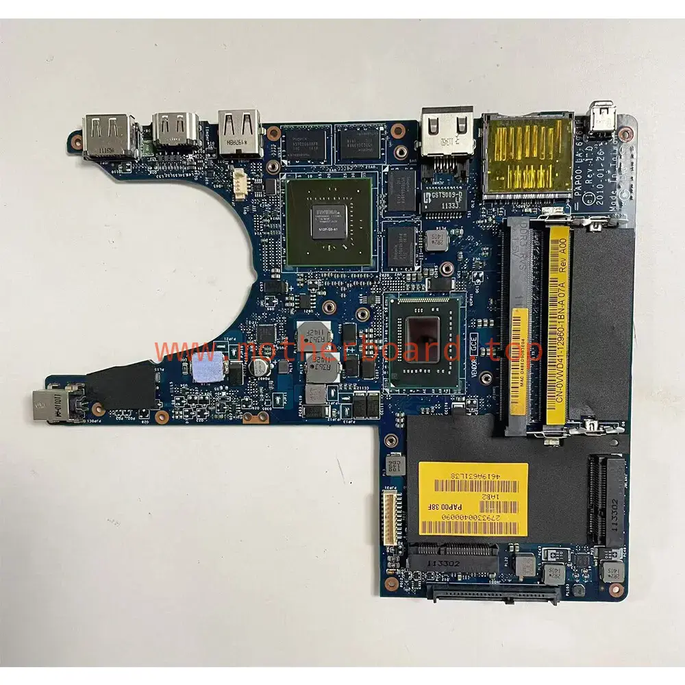 For Dell Alienware M11X R3 i7-2637M/i7-2617M Motherboard LA-6961P 0VWD41/0Y98C0