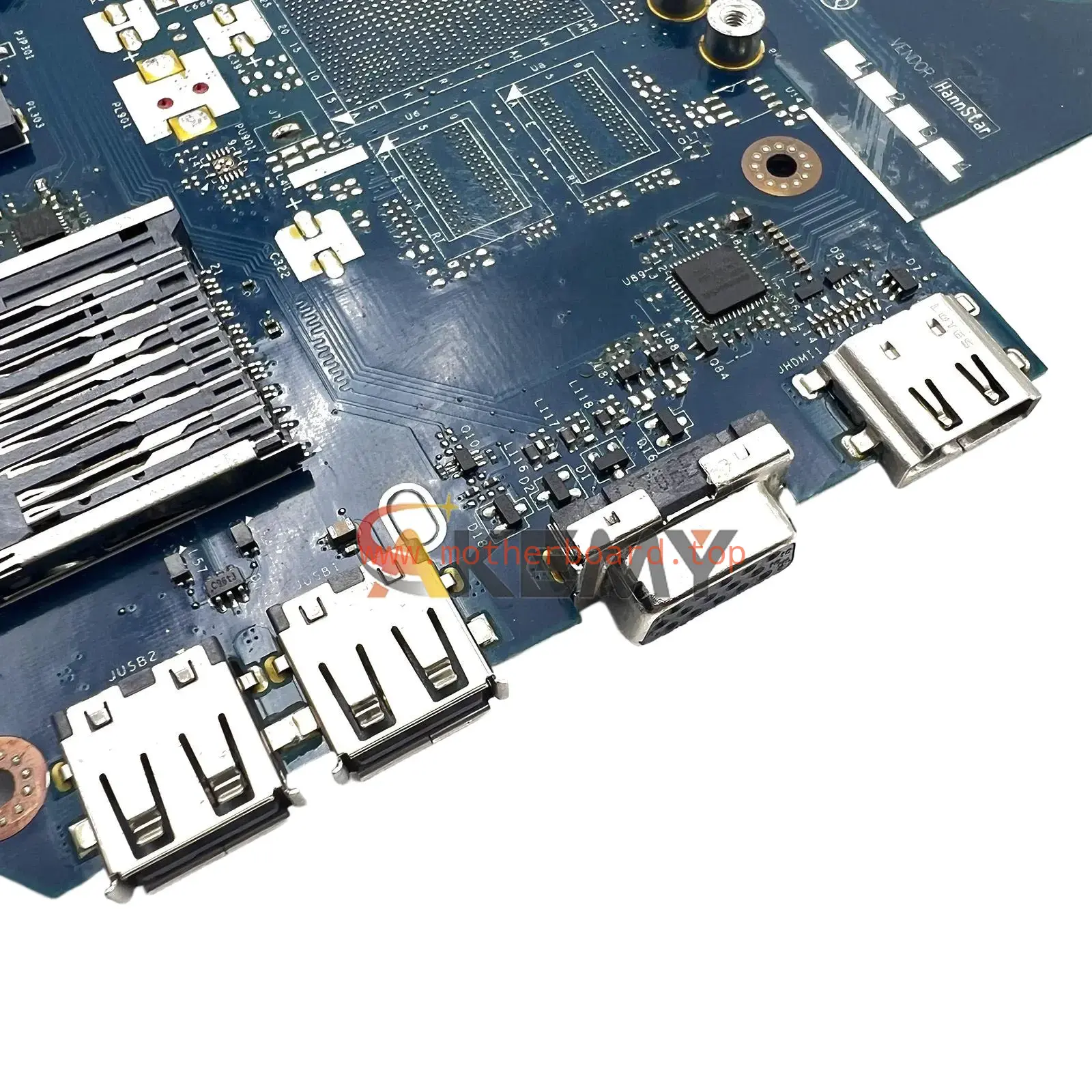 LA-7321P Laptop Motherboard For ASUS K43B K43U X43B X43U Mainboard With CPU 4
