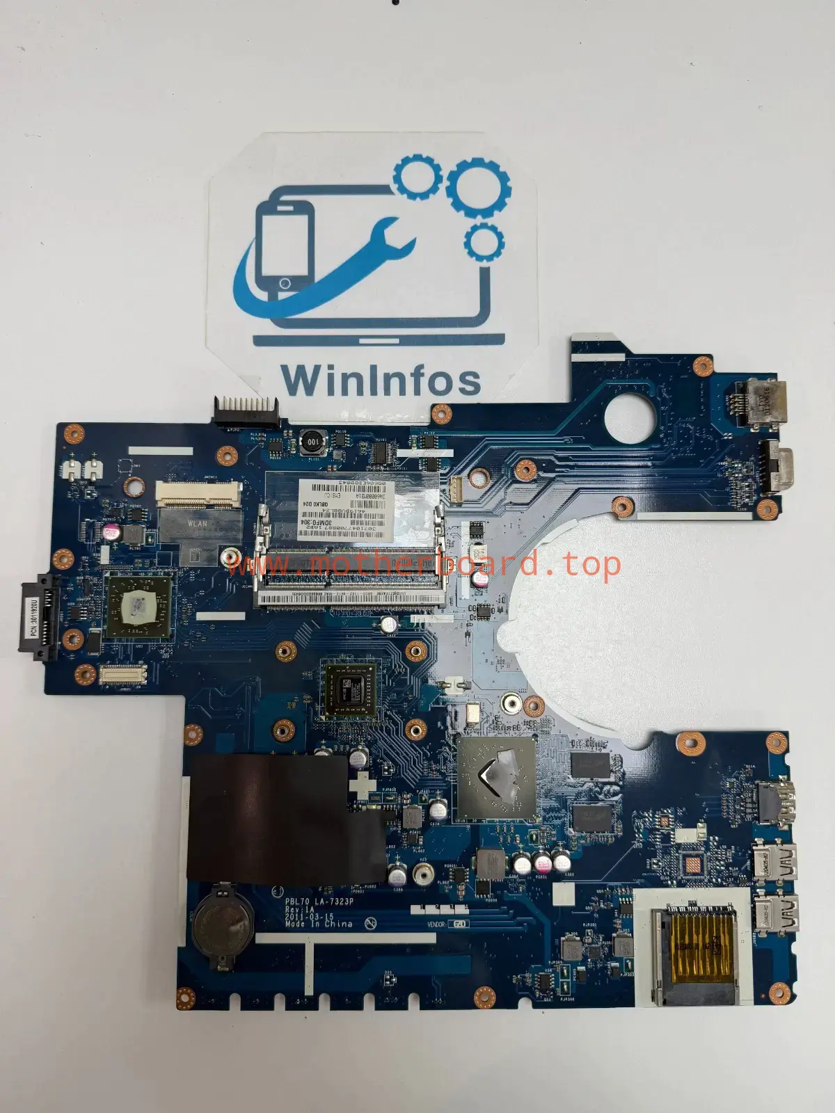 Functional Motherboard LA-7323P PBL70 ASUS A73B (K73BR) 2