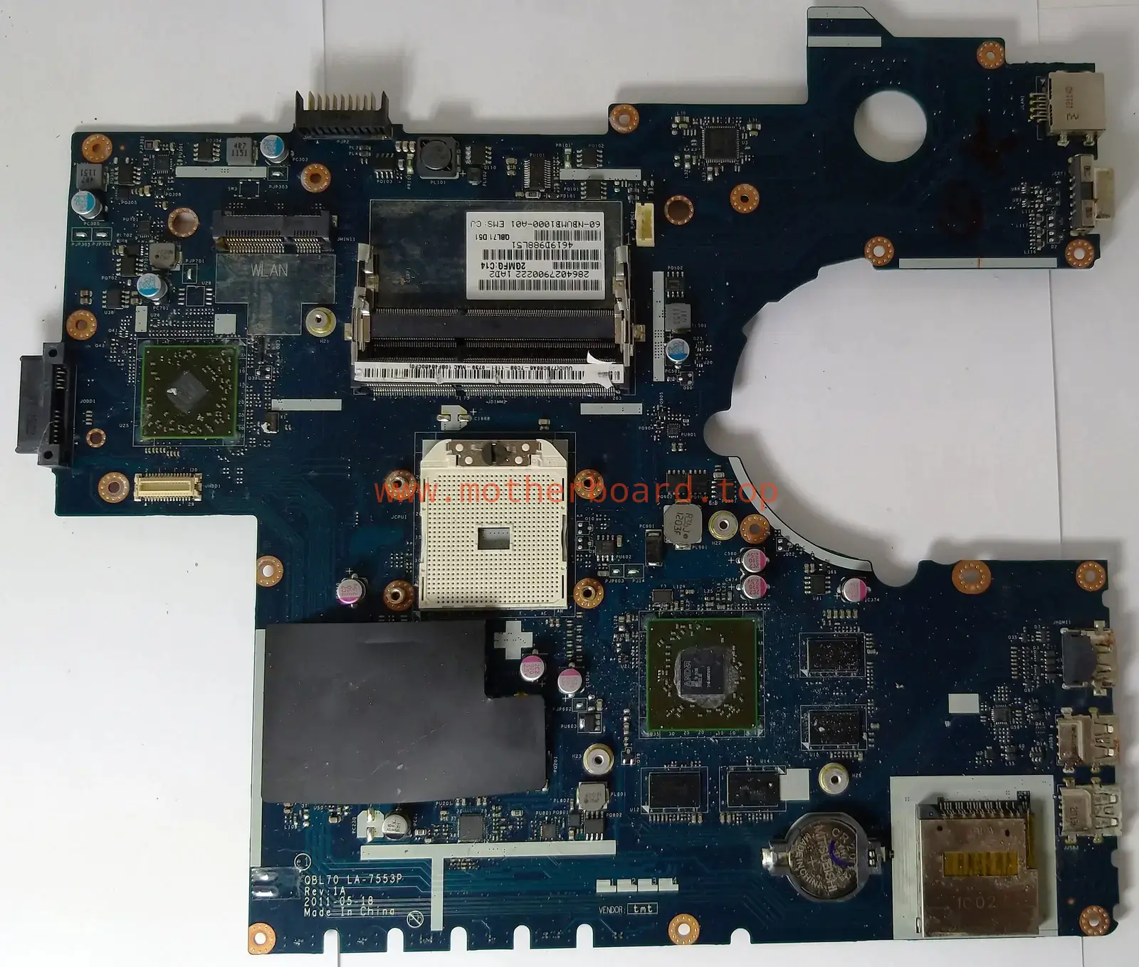 AMD QBL70 LA-7553P ASUS A73T K73T X73T K73TA K73 TESTED MOTHERBOARD MOTHERBOARD