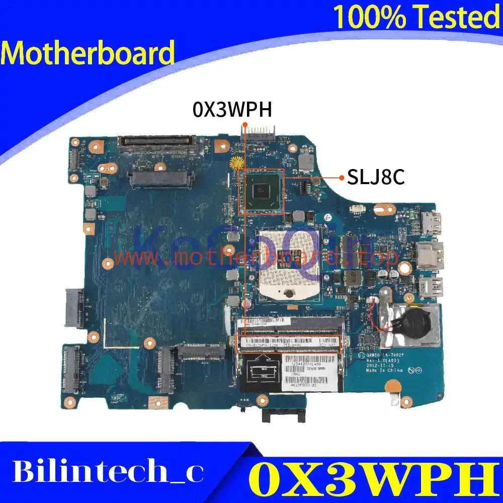 FOR DELL Latitude 5530 E5530 Laptop Motherboard QXW10 LA-7902P 0X3WPH SLJ8C