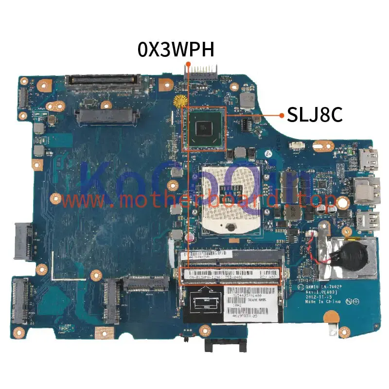 FOR DELL Latitude 5530 E5530 Laptop Motherboard QXW10 LA-7902P 0X3WPH SLJ8C 2