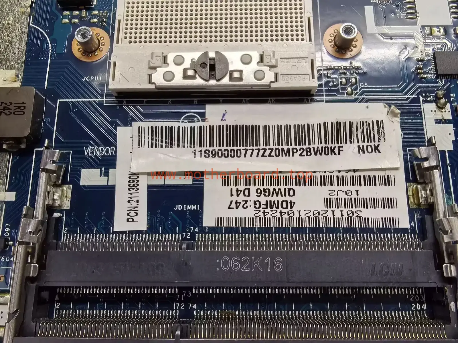 For Lenovo Ideapad G580 Laptop Motherboard HM76 QIWG5-G6-G9 LA-7981P 2