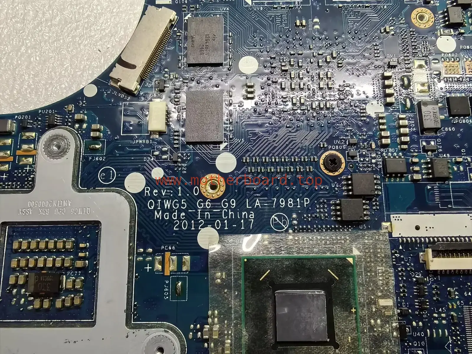For Lenovo Ideapad G580 Laptop Motherboard HM76 QIWG5-G6-G9 LA-7981P 4