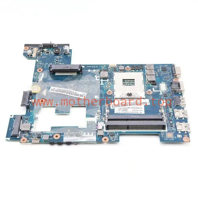 LA-7982P QIWG5_G6_G9 For Lenovo G480 Motherboard HM76 14 inch UMA DDR3 Tested OK