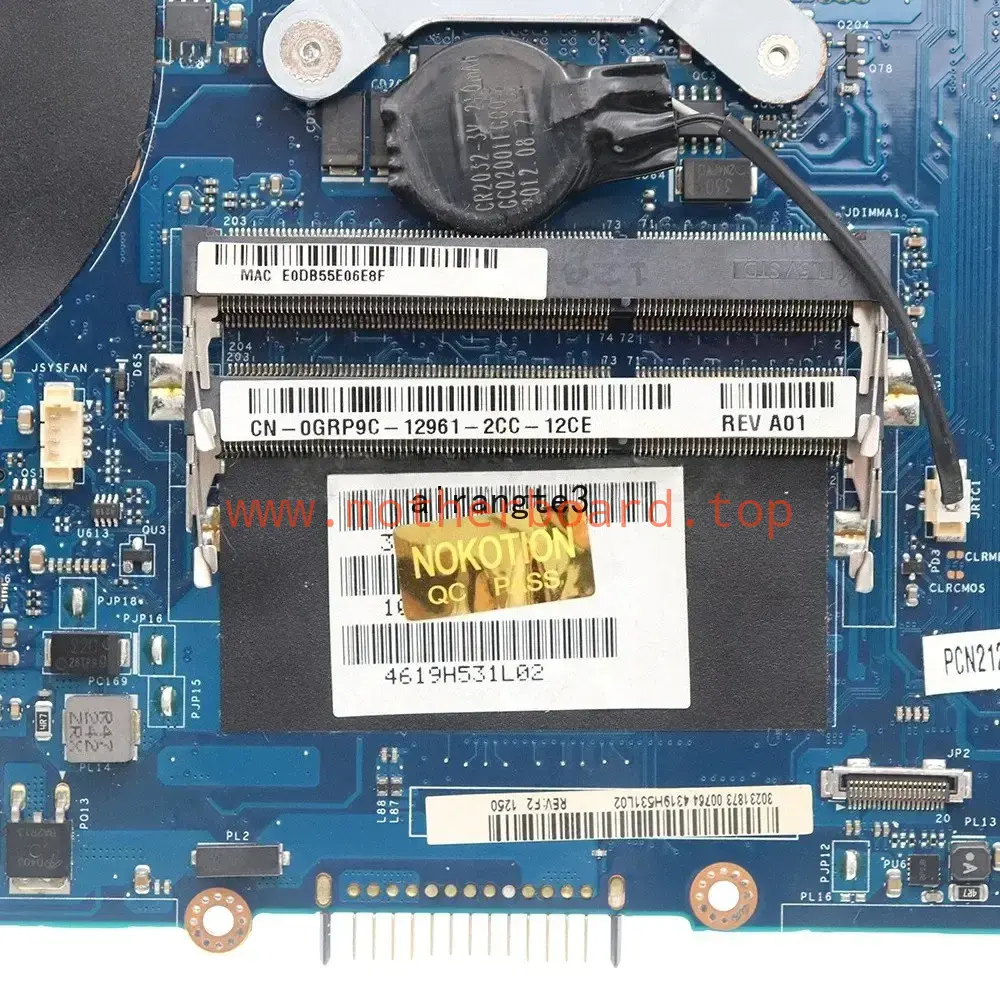 For DELL Alienware M18X R2 Laptop Motherboard CN-0GRP9C GRP9C QBR10 LA-8321P 2
