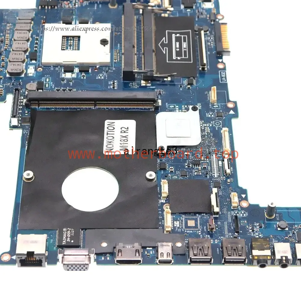 For DELL Alienware M18X R2 Laptop Motherboard CN-0GRP9C GRP9C QBR10 LA-8321P 3
