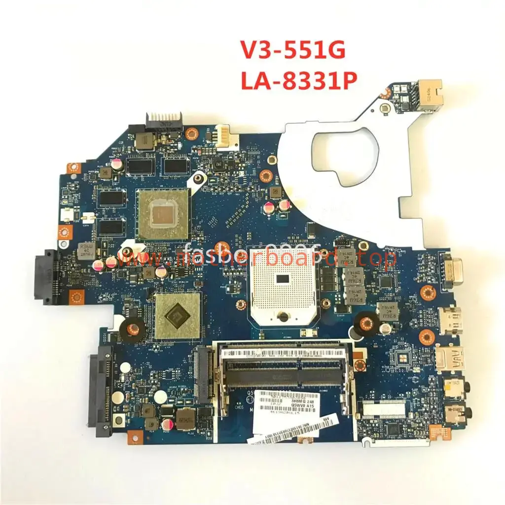 LA-8331P Motherboard For Acer aspire V3-551G NBC1811001 Q5WV8 V3-551 DDR3 Radeon