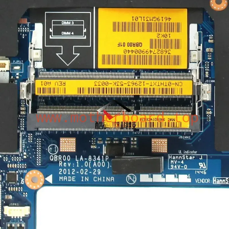 For DELL Alienware M17x R4 Laptop Motherboard 0THTXT THTXT LA-8341P 100% test Ok 2