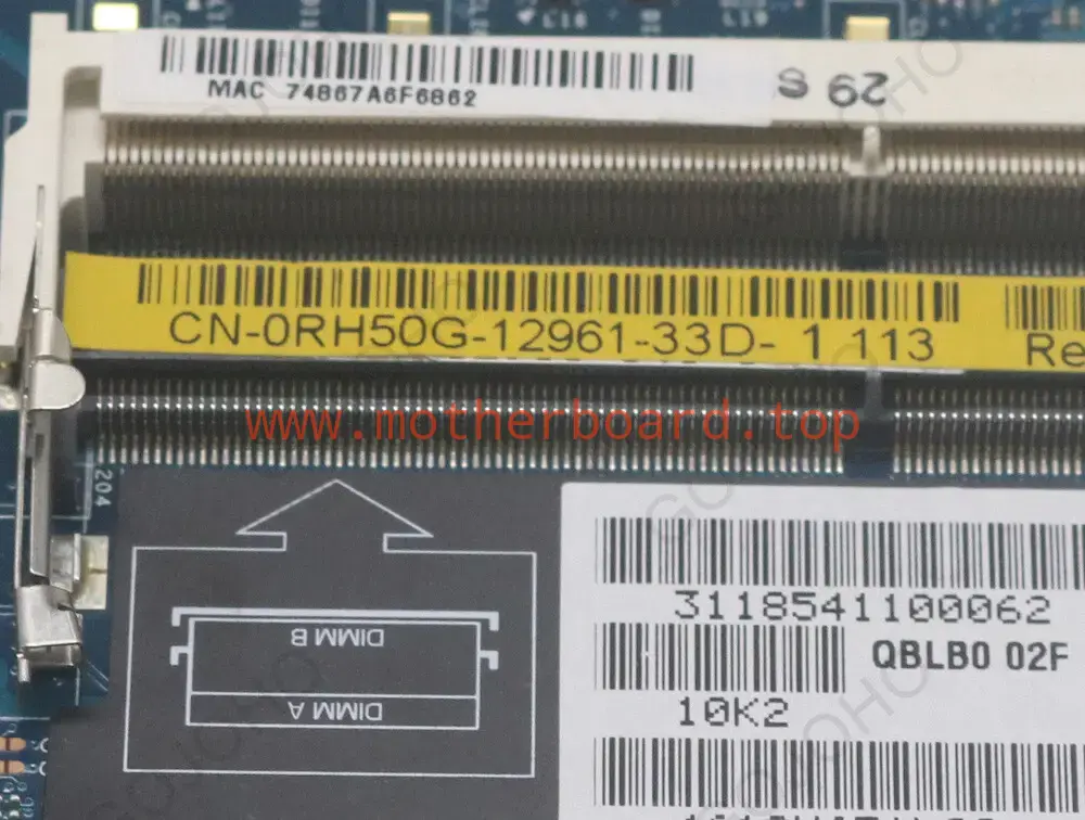 LA-8381P GT650M CN-0RH50G 0RH50G FOR Dell Alienware M14x R2 Laptop Motherboard 3