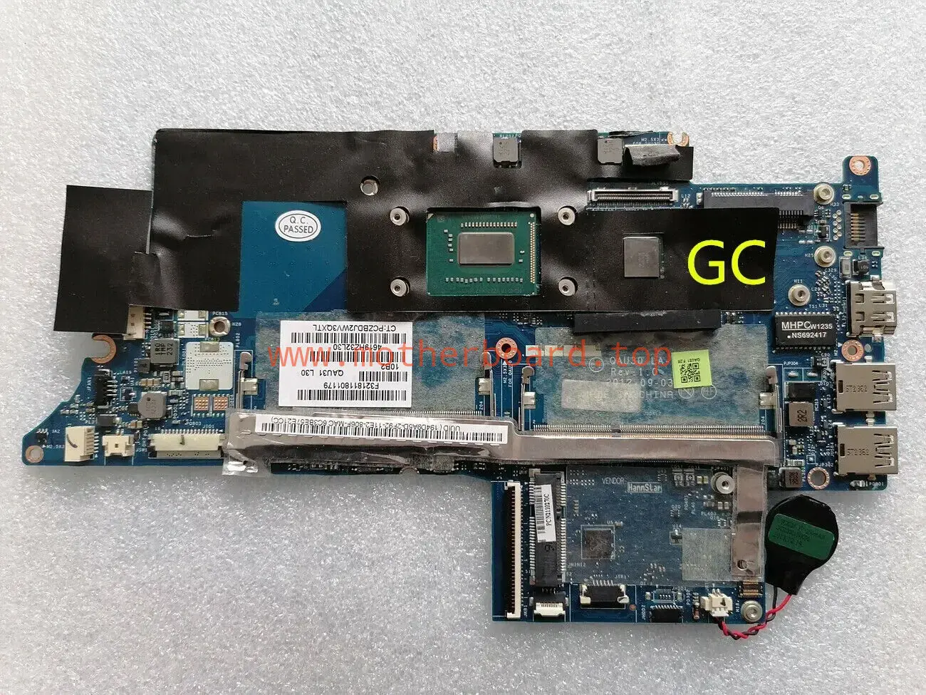 For HP ENVY4 ENVY6 LA-8662P w/ I5-3317U 698589-501/601/001 Laptop Motherboard