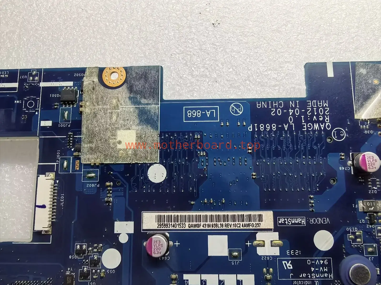 For Lenovo Ideapad G585 E1-1200 CPU laptop motherboard LA-8681P 2