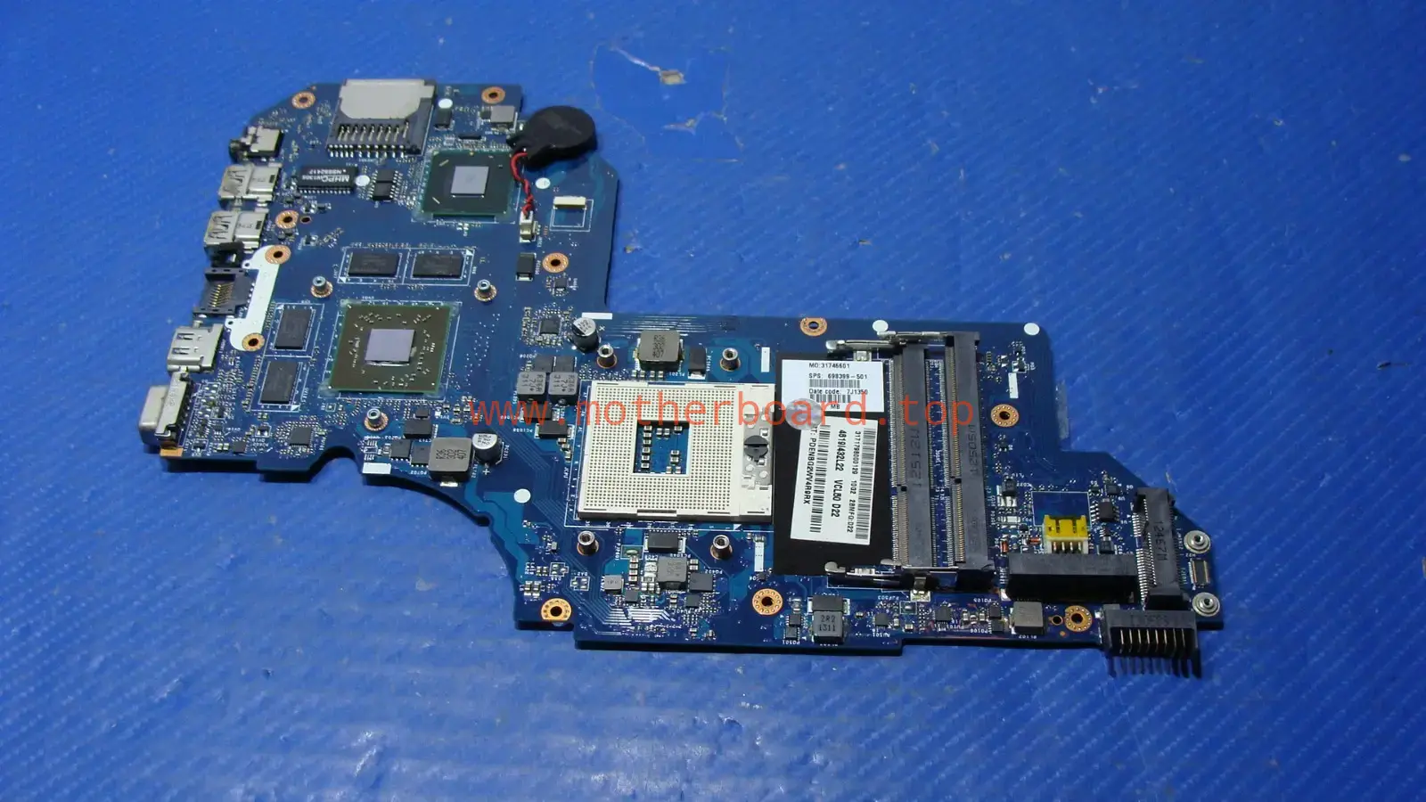 HP 15.6" M6-1158CA Intel Motherboard LA-8711P 698399-501 AS IS GLP*