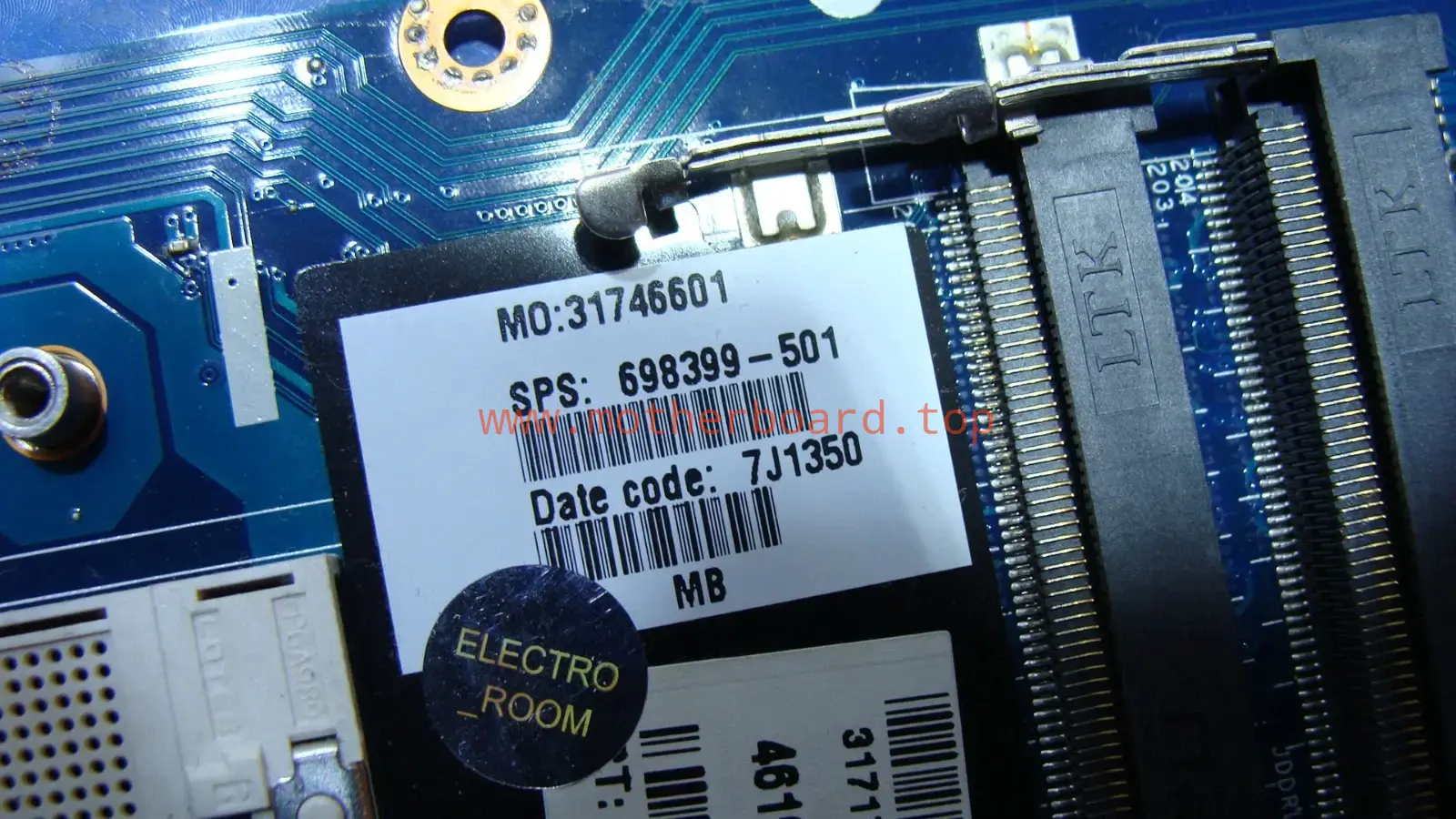 HP 15.6" M6-1158CA Intel Motherboard LA-8711P 698399-501 AS IS GLP* 4