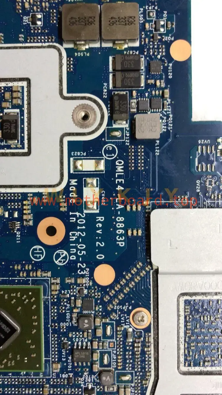QMLE4 LA-8863P For Samsung 355V5C NP355V5C laptop motherboard HD7600 2G GPU 4