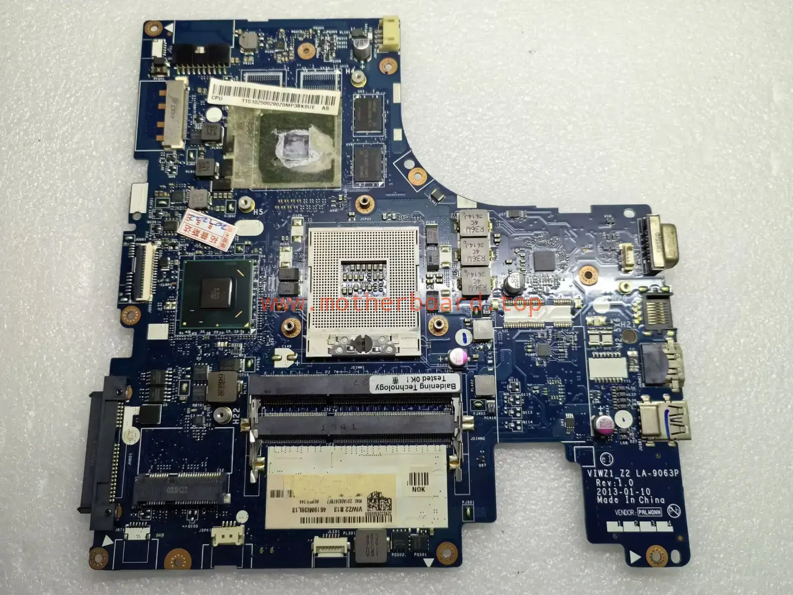 For Lenovo Z400 laptop motherboard Z400 GT740M 1GB VIWZ1_Z2 LA-9063P