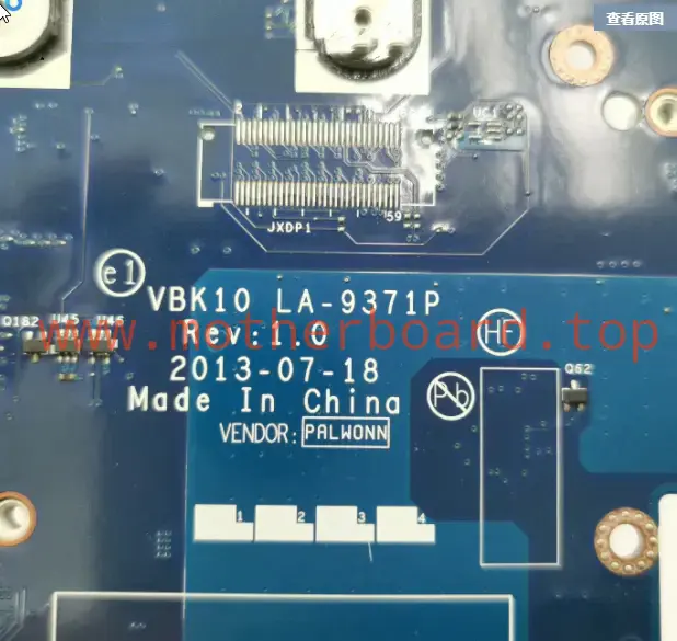 735592-601 For HP Laptop ZBOOK 17 G1 HM86 Intel LA-9371P motherboard test OK 2
