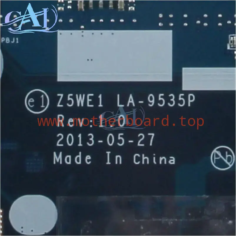 LA-9535P For ACER E1-530/E1-570 Laptop Motherboard UMA Pentium I3 I5 I7 NBMEQ110 4