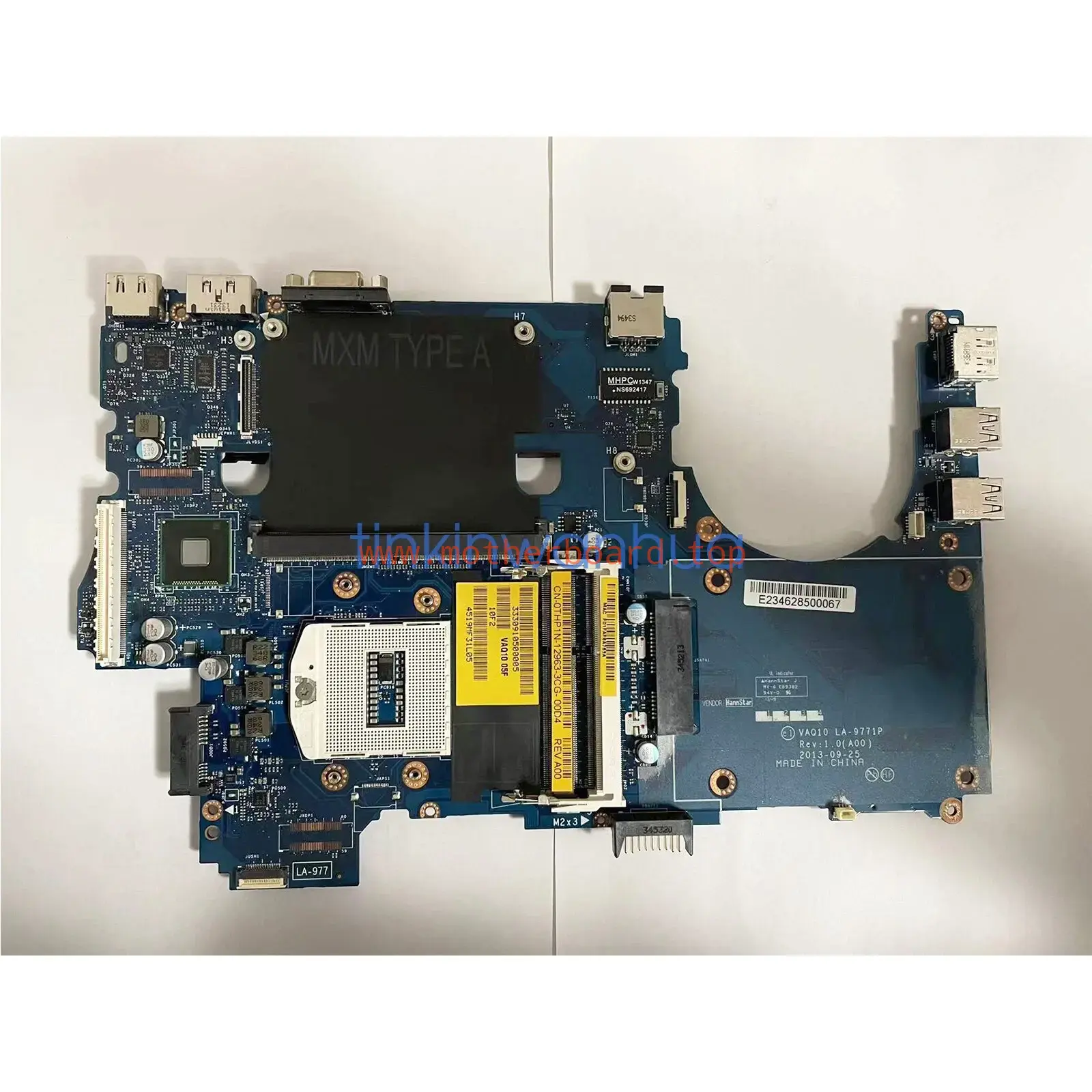For M4800 LA-9771P DDR3 THP1N 0THP1N Laptop Motherboard #fb