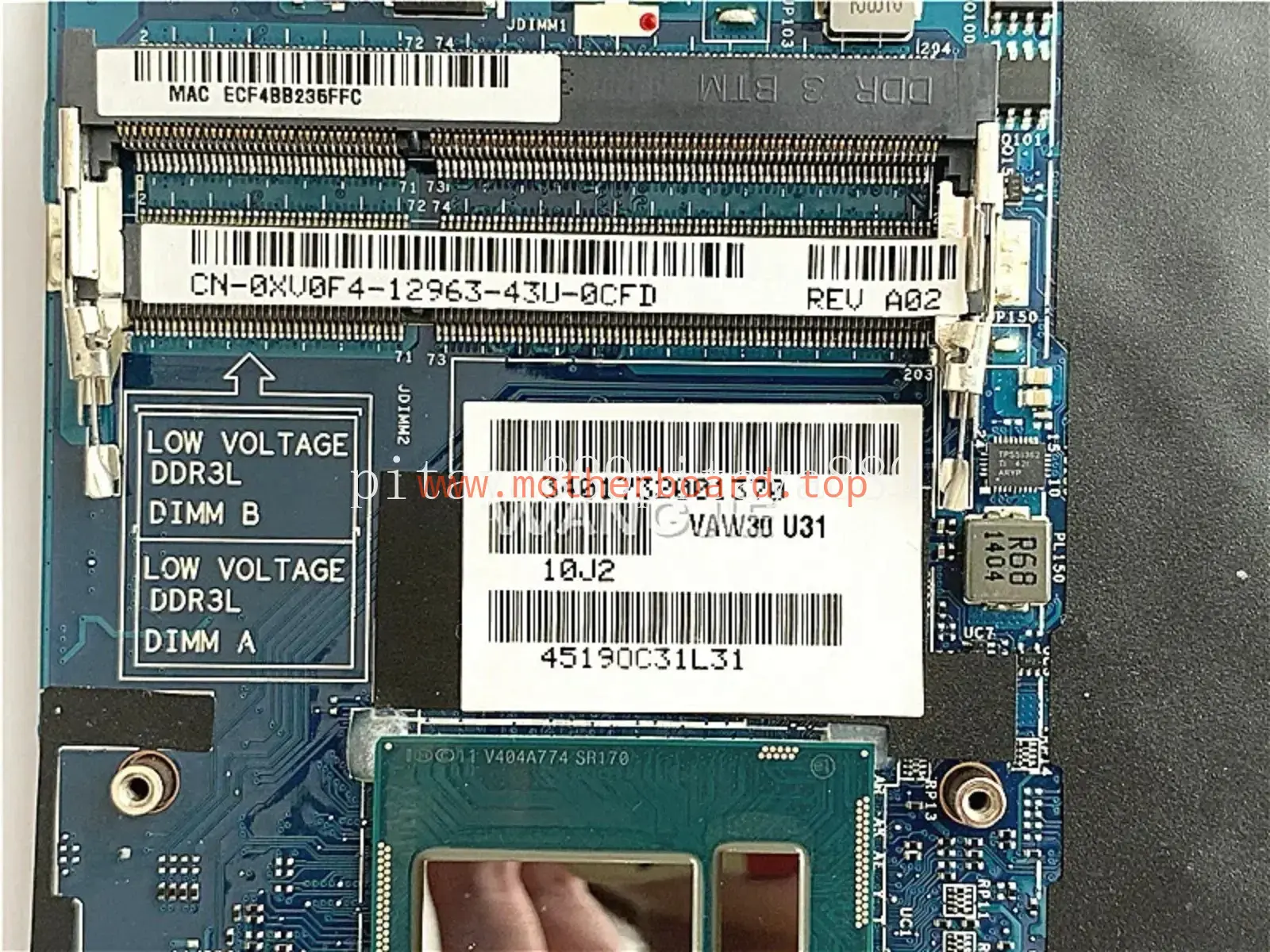 LA-9832P For DELL E5440 Motherboard VAW30 I3-4030U I5-4200U I7 CPU Tested OK 3