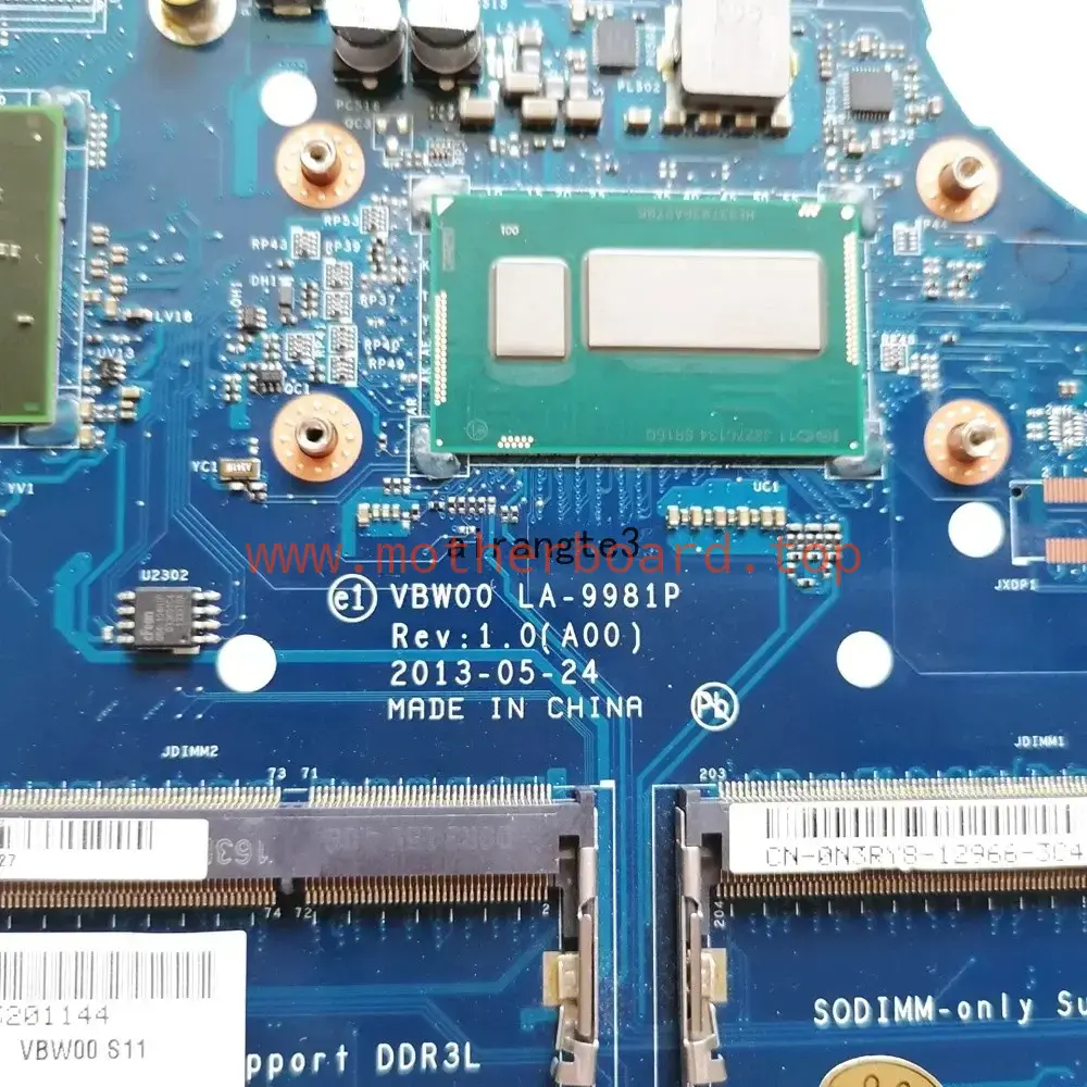 For Dell 15R 5537 Motherboard i7-4500U GPU LA-9981P Mainboard 100% Fully Test 3