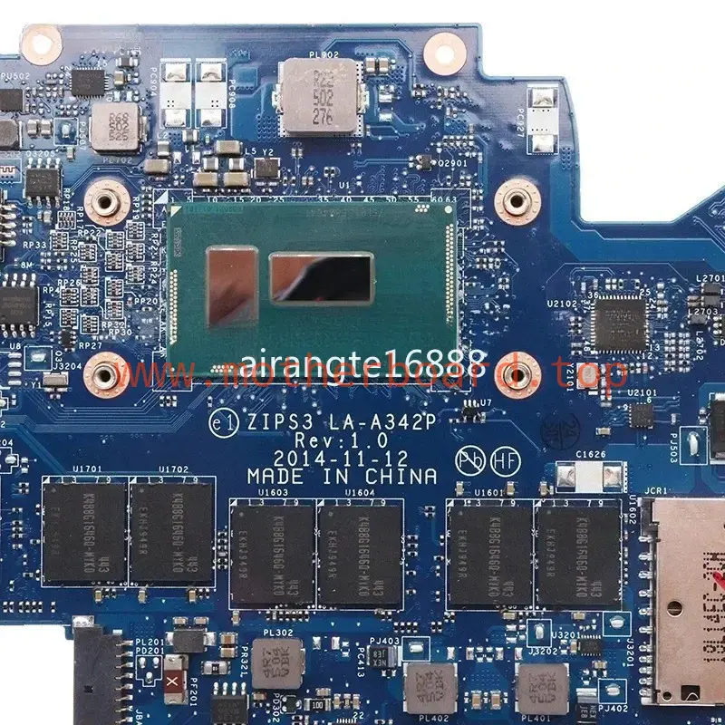 00HT713 ZIPS3 LA-A342P For Lenovo ThinkPad S1 Yoga 12 Motherboard I7-5600U 8G 4