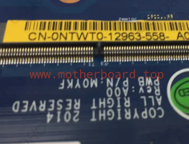 Motherboard CN-0NTWT0 For Dell Latitude E5550 3755U LA-A911P 0NTWT0 NTWT0 3