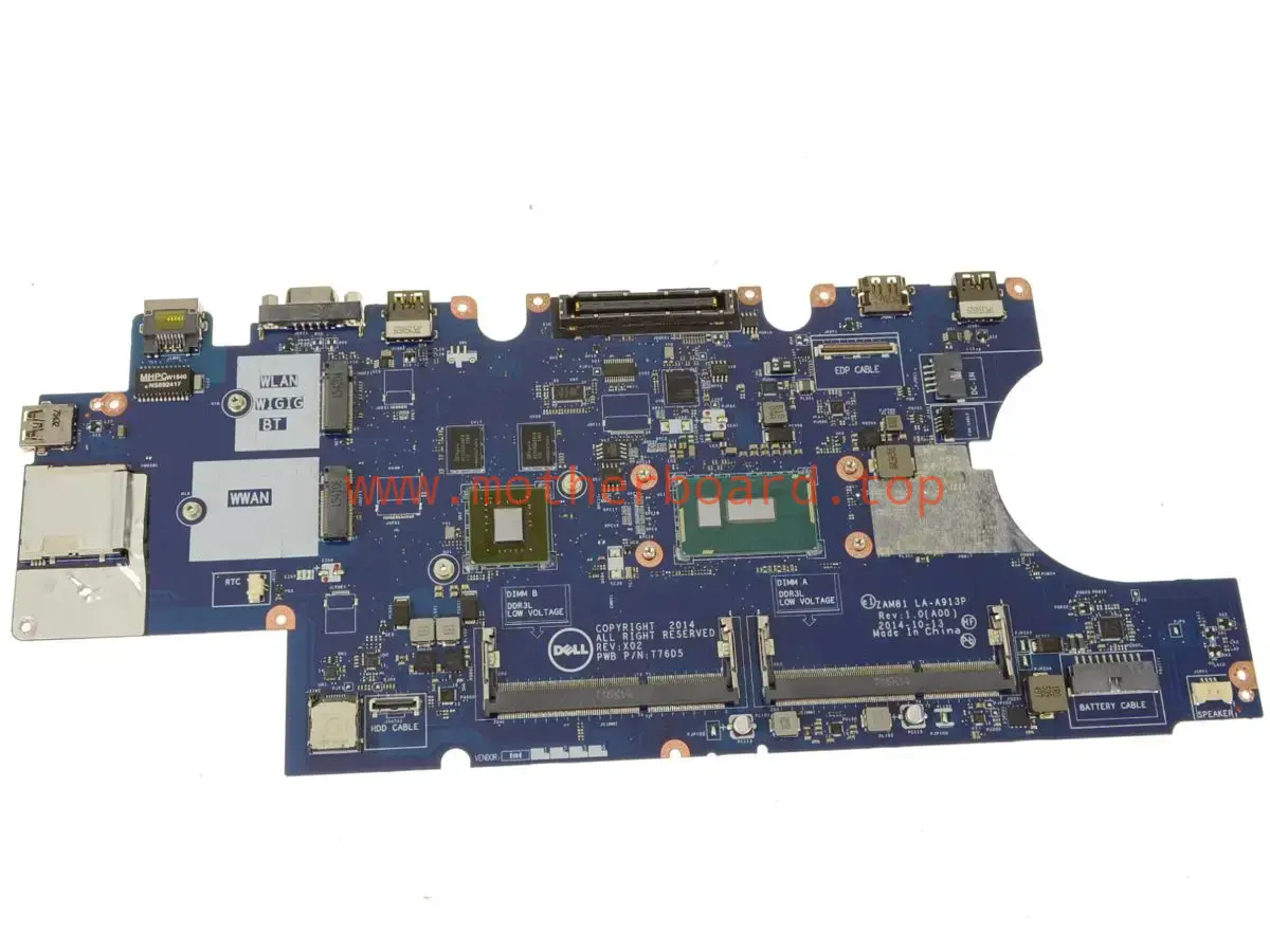 FOR DELL Latitude E5550 I7-5600U 0DWVYV N15S-GT-S-A2 SR23V LA-A913P Motherboard