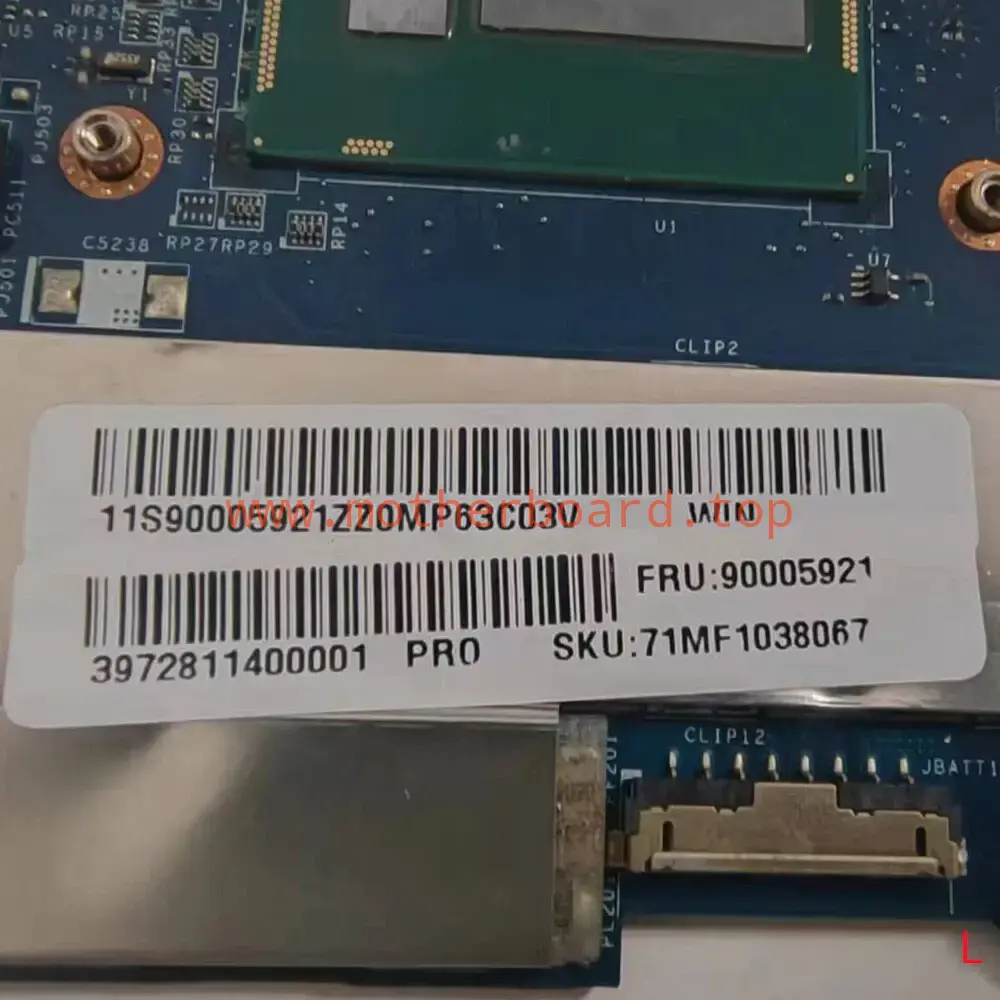 FOR Lenovo YOGA 2 13 Laptop Motherboard SR16Q I3-4010U LA-A921P 4519QY3819 3