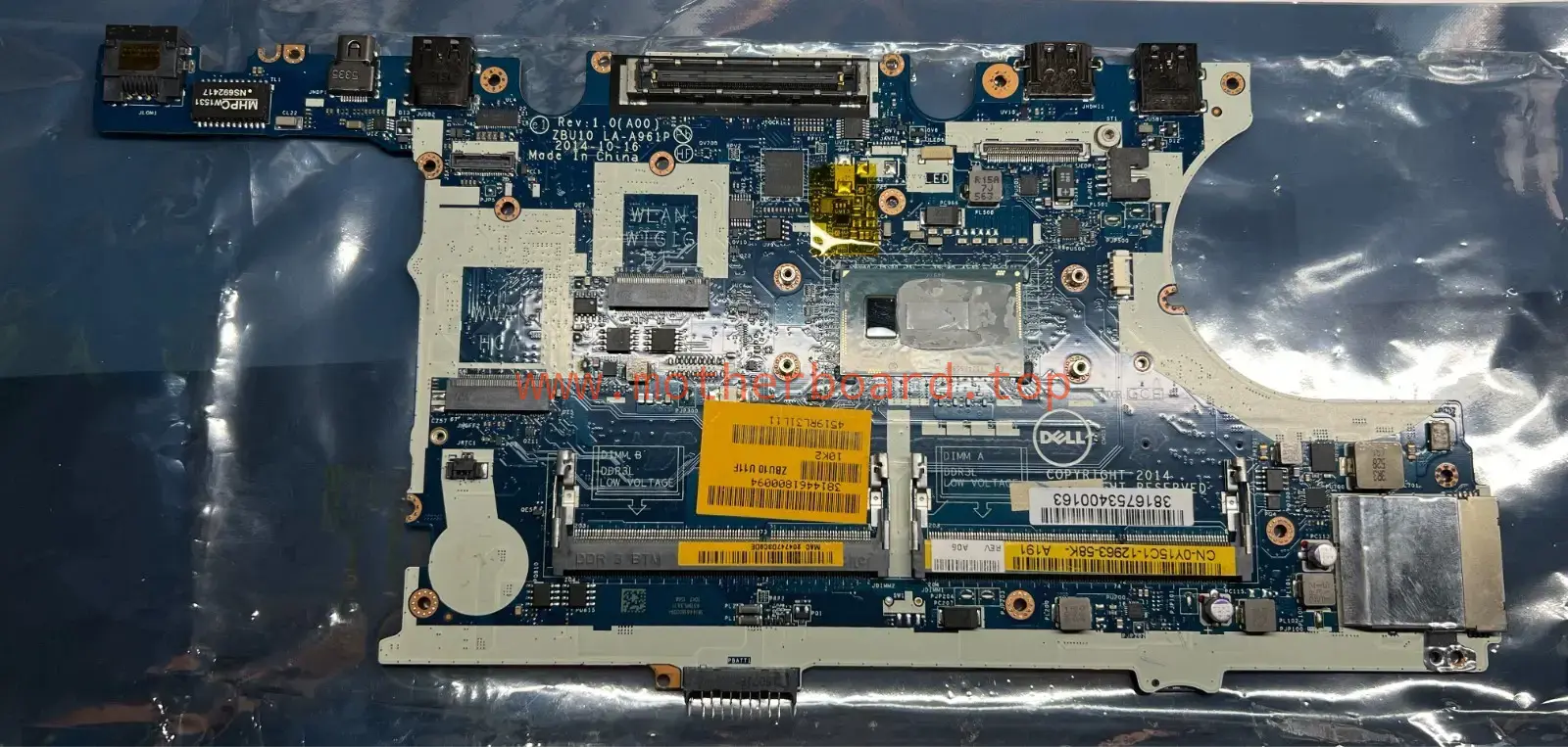 For Dell Latitude E7450 I7-5600U ZBU10 LA-A961P Motherboard 0Y15C1 Y15C1 2