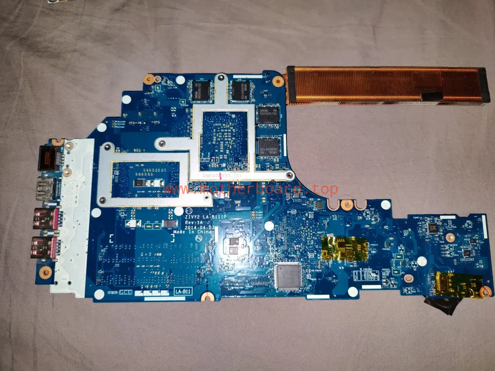Lenovo Y50-70 Motherboard (Part # ZIVY2 LA-B111P Rev:1A) AS-IS / FOR PARTS 3