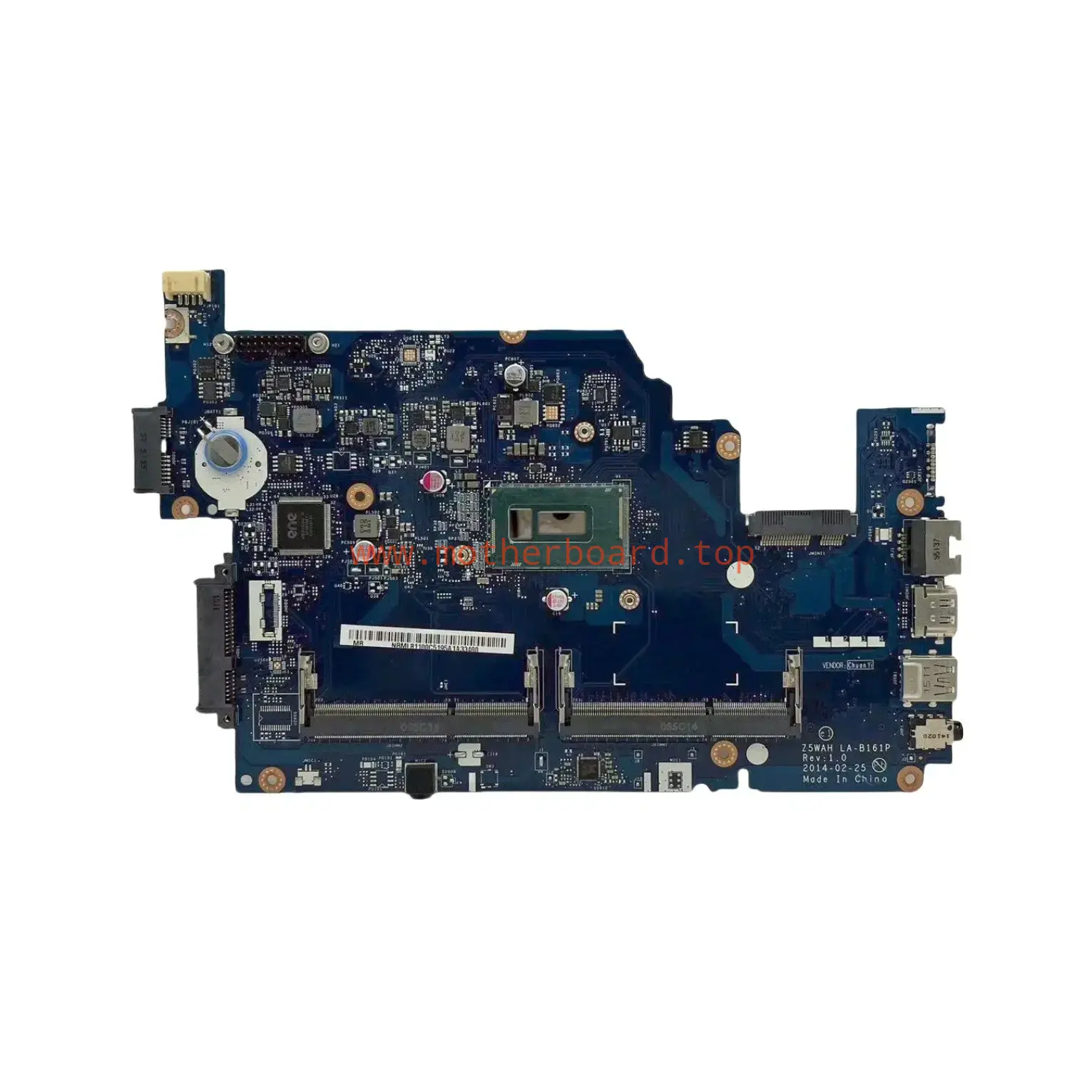 NBML81100B5 For Acer Aspire E5-531 Motherboard Intel Core i3-5005U CPU LA-B161P