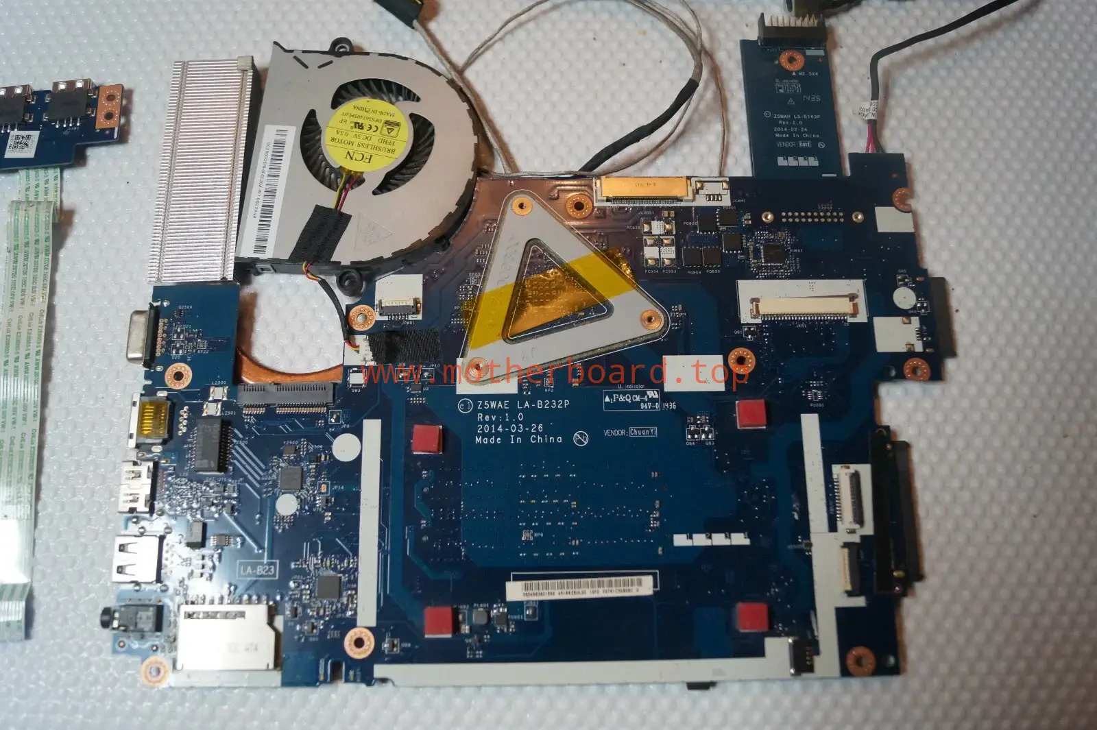 Motherboard LA-B232P NBMLF1100 FOR 15.6" Acer E5-521 Laptop A6 1.8GHz + EXTRAS 4