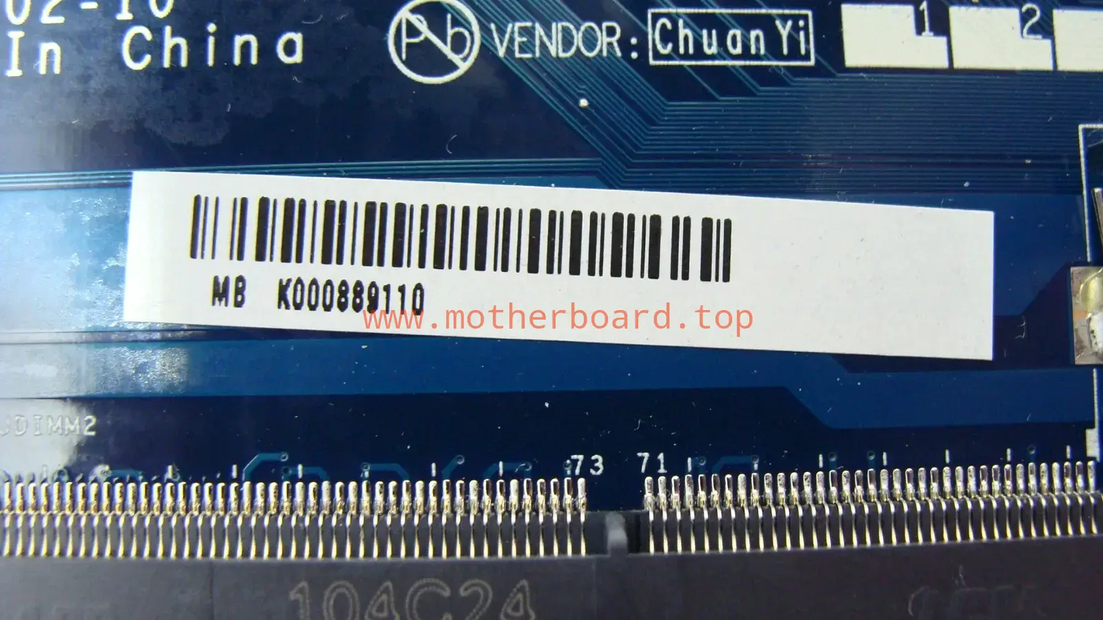 Toshiba Satellite 15.6" C55-B5200 Intel i3-4005U Motherboard LA-B301P AS IS GLP* 4