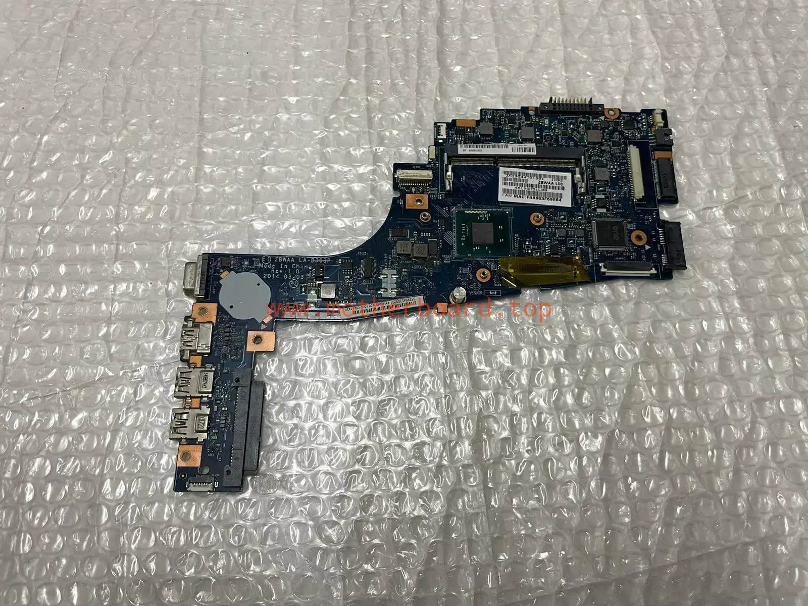 For Laptop Motherboard Toshiba ZBWAA LA-B303P K000891460 Rev 1.0