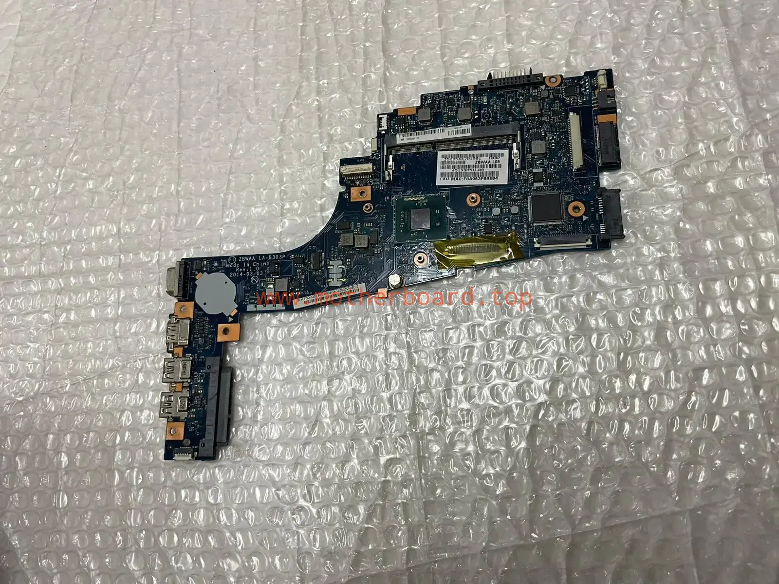 For Laptop Motherboard Toshiba ZBWAA LA-B303P K000891460 Rev 1.0 2
