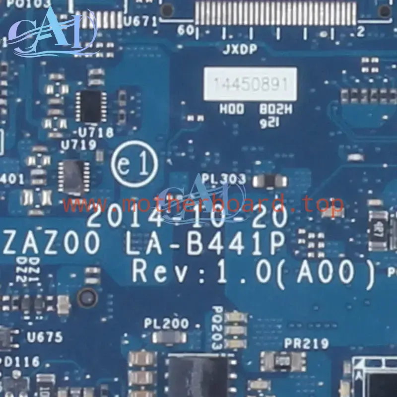 0KHVRF For DELL XPS P54G 9343 Laptop Motherboard LA-B441P Core I5-5200U 4G RAM 4