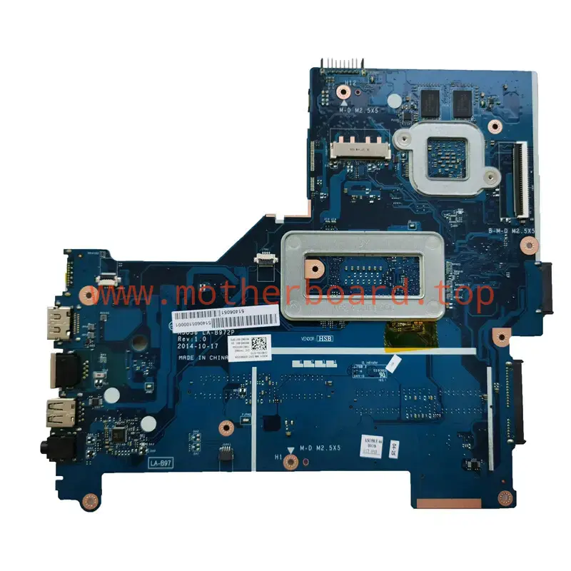 For HP 15-R tpn-c117 I3-5005U Motherboard LA-B972P 801862-601 2