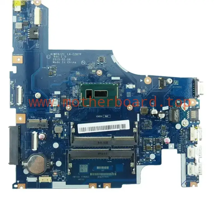 FOR Lenovo Z51-70 Motherboard AIWZ0/Z1 LA-C287P i3-5005U SR27G UMA 5B20K40322