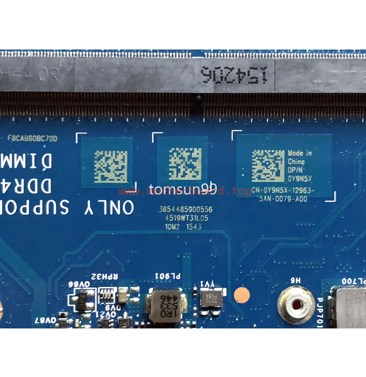 Motherboard For DELL XPS 15 9550 Precision 5510 LA-C361P i5/i7/E3-1505M V5 CPU 3