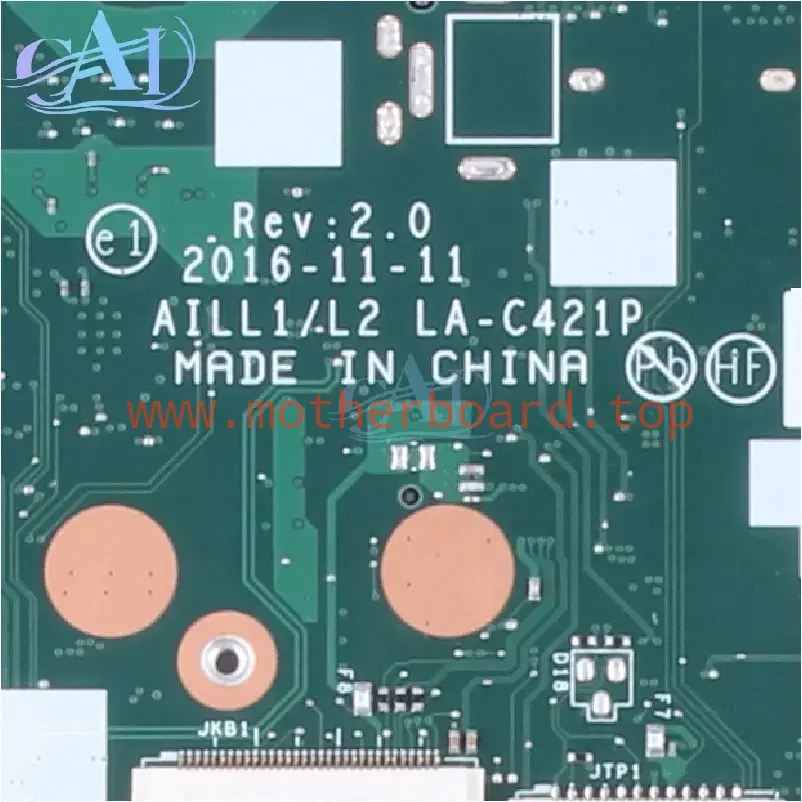 LA-C421P For LENOVO Thinkpad L560 Laptop Motherboard 01LV928 SR2EV Celeron 3855U 3
