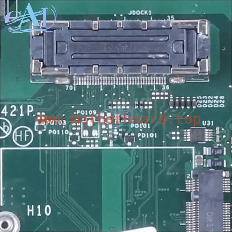 LA-C421P For LENOVO Thinkpad L560 Laptop Motherboard 01LV928 SR2EV Celeron 3855U 4