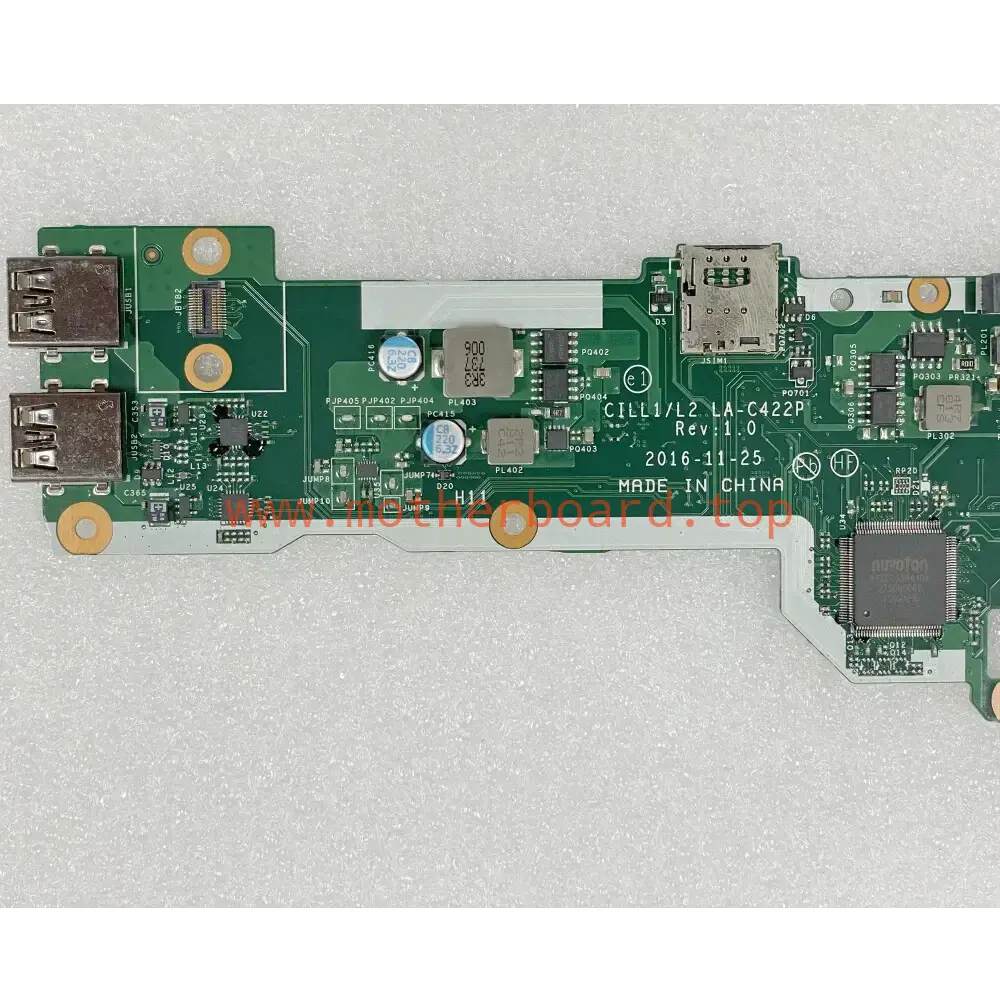 LA-C422P For Lenovo ThinkPad L570 Motherboard I3 I5 I7-6th/7th Gen CPU 01YR408 2